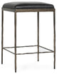 Bose 26" Top Grain Leather Counter Stool, Black