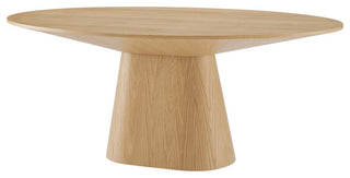 Provision 75" Oval Dining Table, Oak