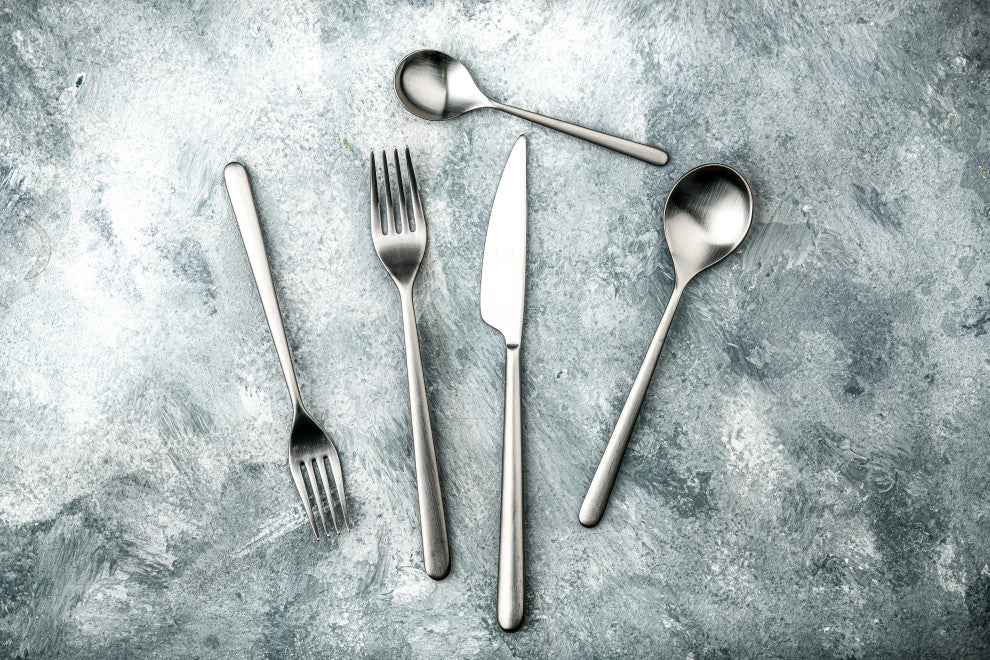 Linea Flatware Set, Ice, 5 Pcs.