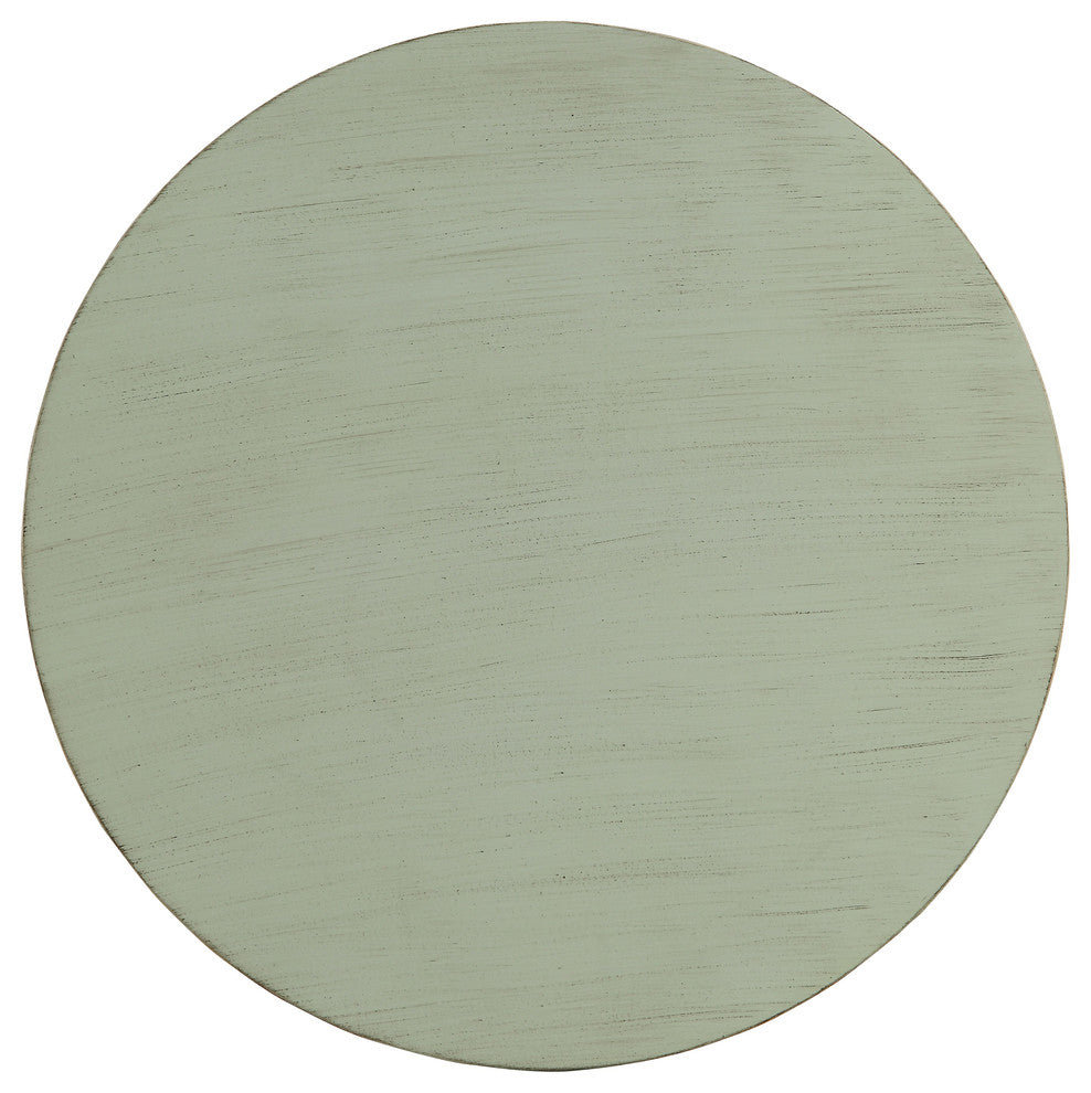 Urban Designs Gala Wooden Accent Side Table, Antique Green