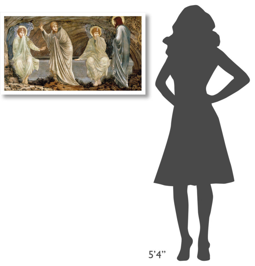 "The Morning of the Resurrection" Print by Sir Edward Burne-Jones, 38"x22"