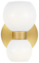 Generation Lighting, KSW1022BBSMG, Single Sconce, Burnished Brass