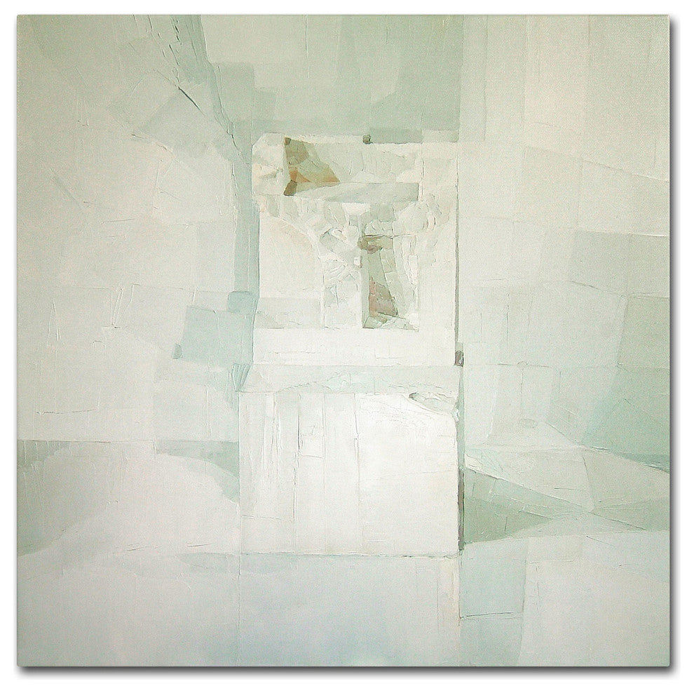 'White' Canvas Art by Daniel Cacouault