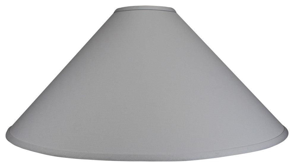 Fenchel Shades 5"x24"x14" Empire Lamp Shade, Linen Shadow