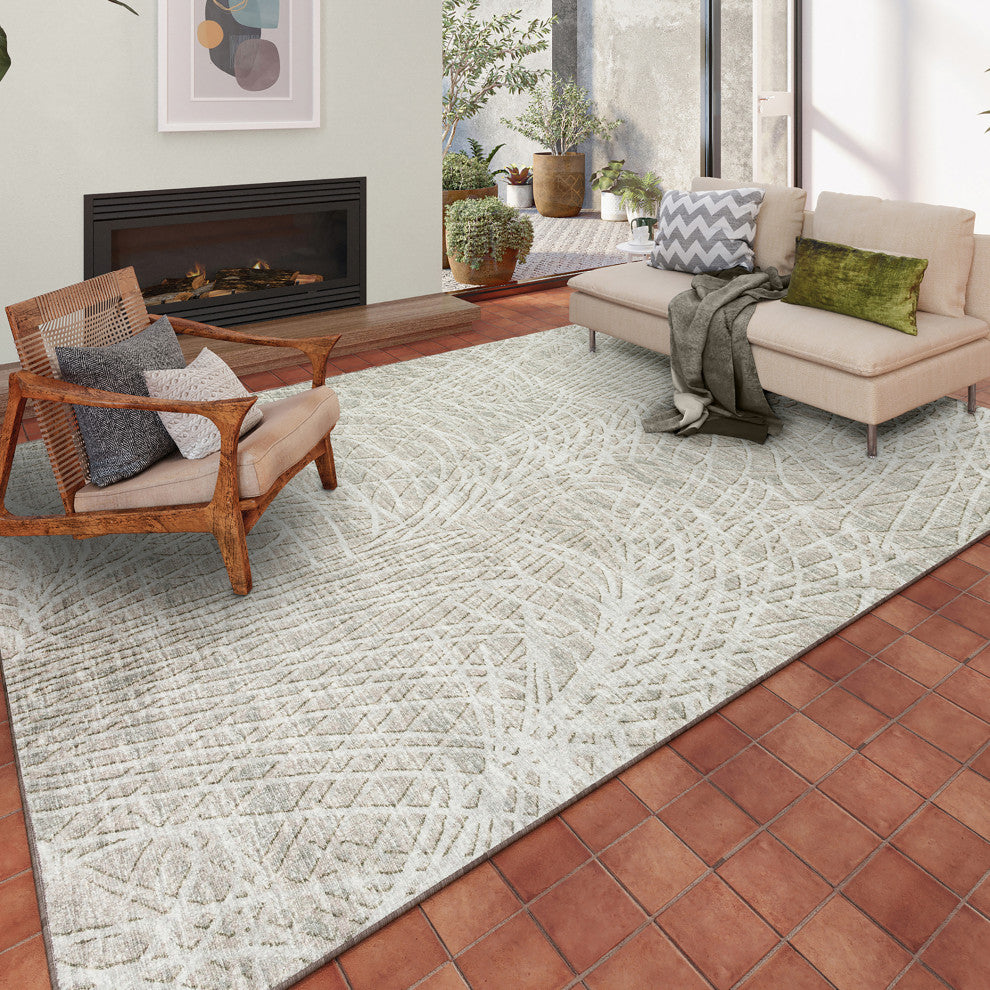 Winslow WL2 Taupe 3' x 5' Rug