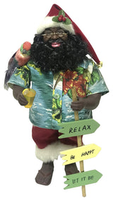 15" Black Beach Claus