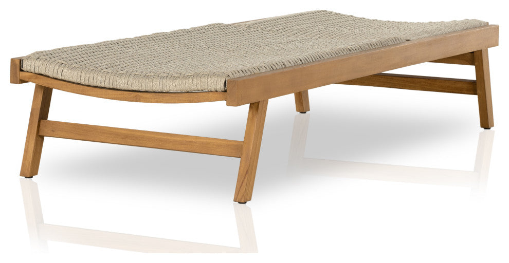 Delano Outdoor Chaise Lounge-Natural
