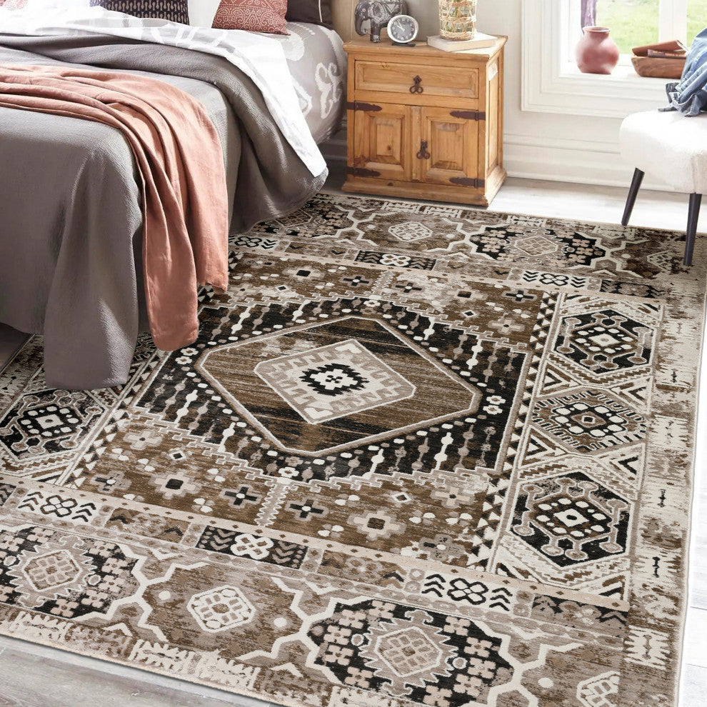 Izmir IZ5 Mocha 5'3" x 7'8" Rug