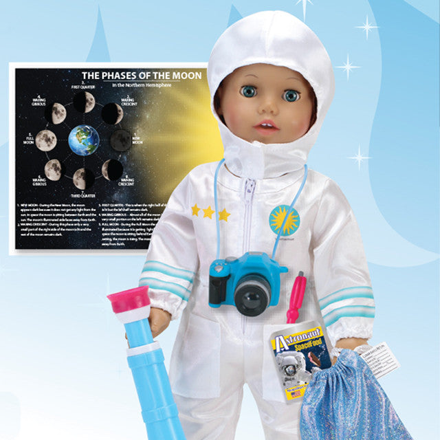 18" Doll 8 Pc Smithsonian Astronaut Accessory