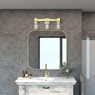 Livex Lighting Quincy 3-Light Polished Brass Vanity Sconce