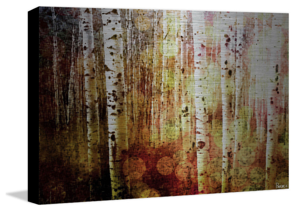 "Aspen" UV Ink Print on Brushed  Aluminum, 36"x24"