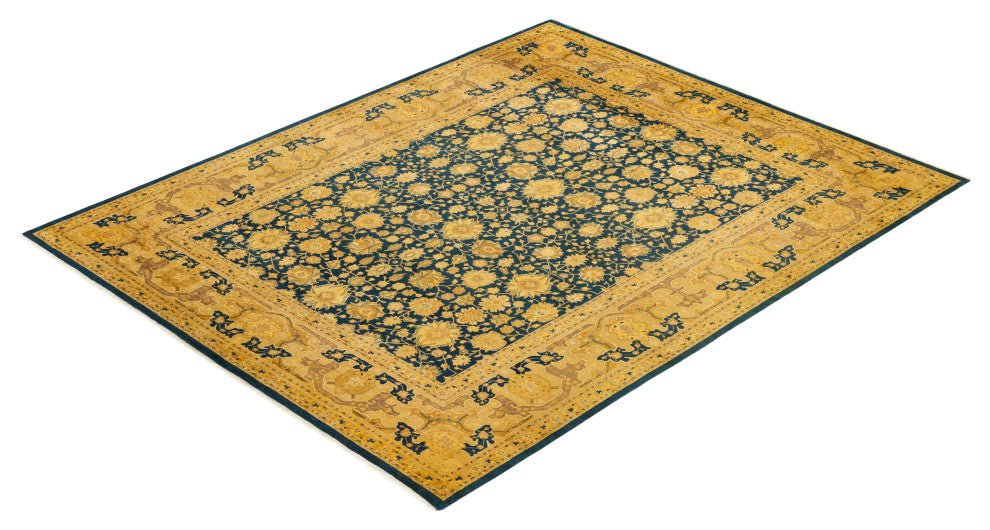 Mogul, One-of-a-Kind Hand-Knotted Area Rug Blue, 8'4"x10'7"