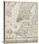 Plan, New York, Copied From The Ratzger Map, Decorative Blue Shading, 28"x35"