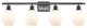 Innovations 516-4W-BK-G651-6 4-Light Bath Vanity Light, Matte Black