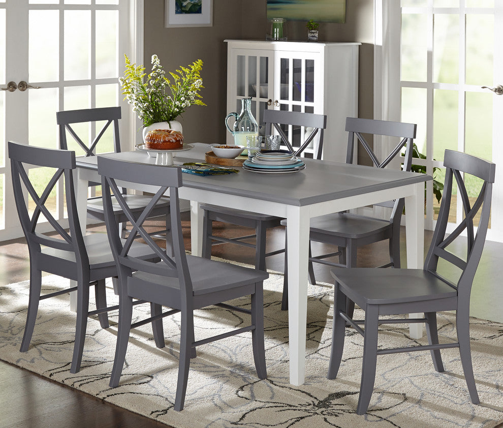 7-Piece Helena Dining Set, Gray
