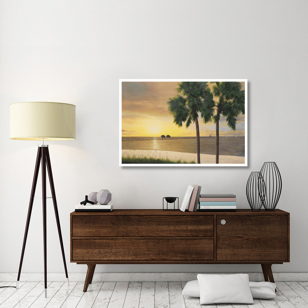 "Naples Sunset" Digital Paper Print by Diane Romanello, 50"x34"