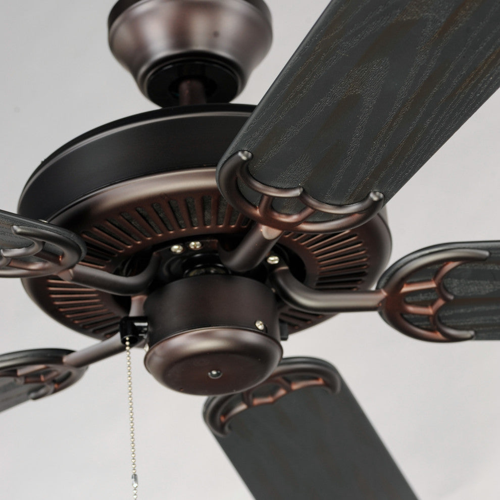 Maxim 89915 Basic-Max 52" 5 Blade Indoor / Outdoor Ceiling Fan - - Black