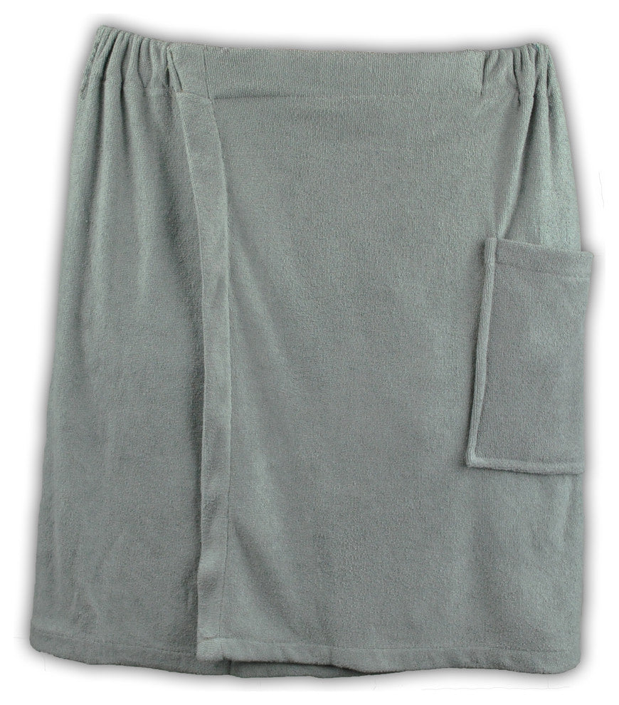 Gray Shower Wrap Mens
