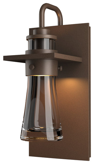 Erlenmeyer Medium Outdoor Sconce, Coastal Bronze Finish, Clear Glass