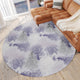 Indoor/Outdoor Seabreeze SZ3 Lavender Machine Washable 8' x 8' Round Rug