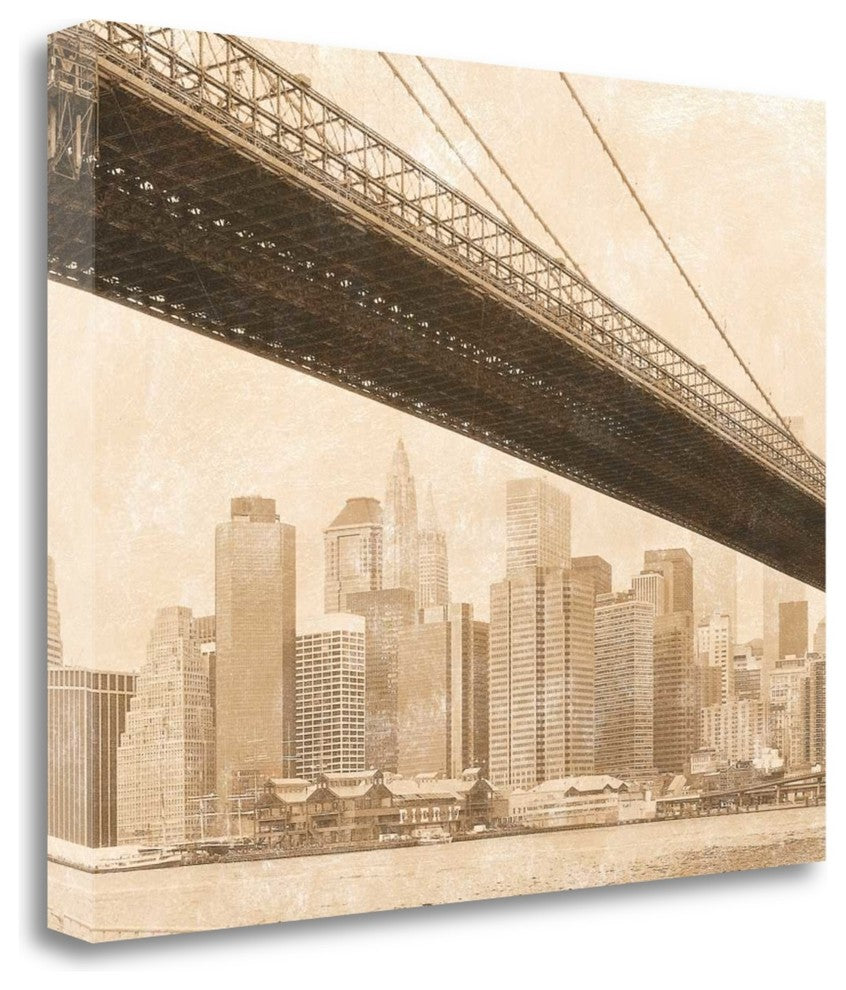 "Golden Age I" By Teo Tarras, Giclee Print on Gallery Wrap Canvas, Ready to Hang