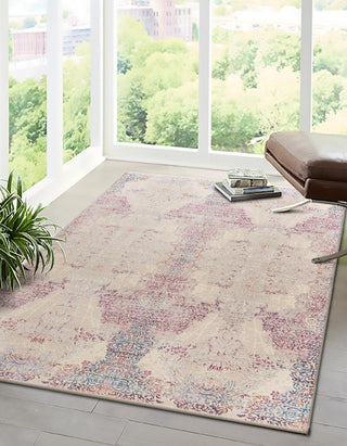 Unique Loom Babble Deepa Rug, Ivory, 2'6"x12' Runner