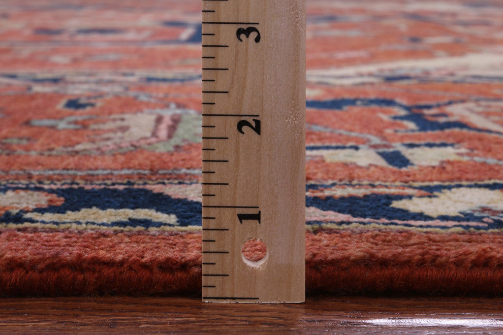 Heriz Serapi Hand Knotted Wool Rug 10' 1" X 14' 0" - Q16011