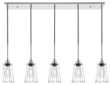 Chrome Finish 5-Light Pendant