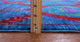 6' Square William Morris Handmade Wool Rug Q6561