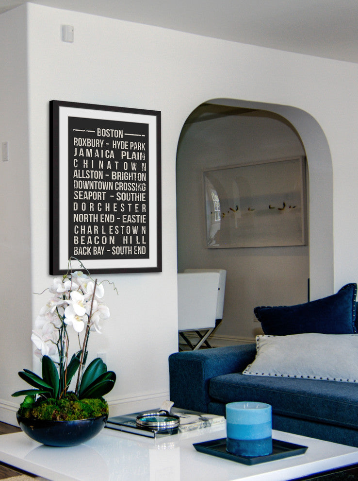 "Famous Boston" Framed Painting Print, 16x24