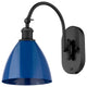 Innovations 518-1W-BK-MBD-75-BL-LED 1-Light Sconce, Matte Black