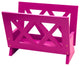 Contemporary Magazine Rack, Purple