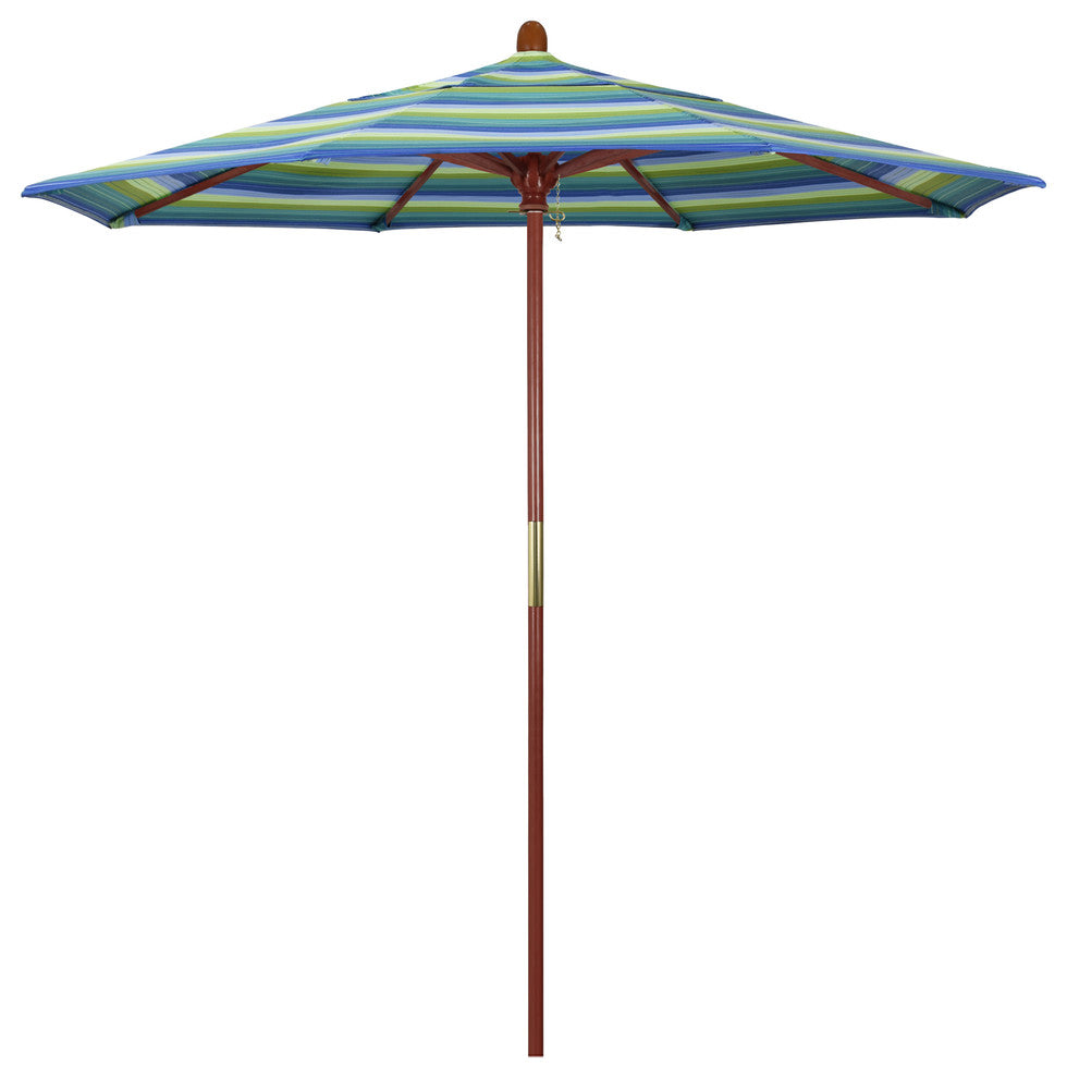7.5' Wood Umbrella, Seville Seaside