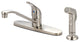 Elite Single Handle Kitchen Faucet, PVD Brushed Nickel