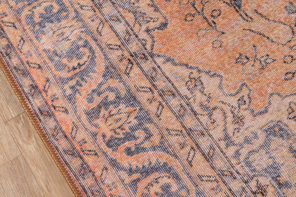 Momeni Afshar AFS11 Area Rug, Copper, 7'6"x9'6"
