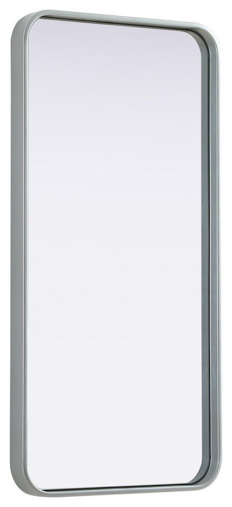 Elegant Lighting MR8A1836 Remy 18"W x 36"H Rectangular Flat - Silver