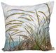 Ocean Breeze, Floral Print Pillow, Aqua, 20"x20"