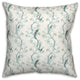 Vintage Birds On Branches Blue Mint 4 18x18 Spun Poly Pillow