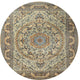 Ahgly Company Indoor Round Traditional Area Rugs, 4' Round