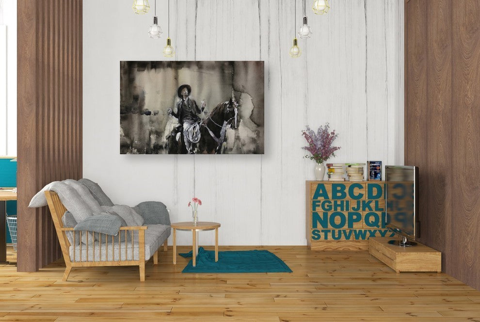 Epic Graffiti "Wrangle" Giclee Canvas Wall Art, 26"x40"