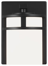 Generation Lighting 4121601 Robie 8" Tall Bathroom Sconce - Midnight Black