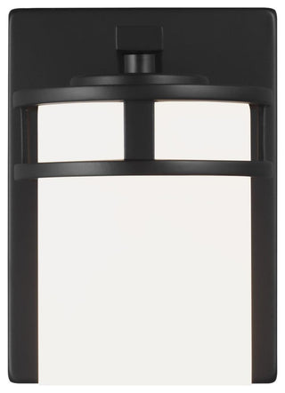 Generation Lighting 4121601 Robie 8" Tall Bathroom Sconce - Midnight Black