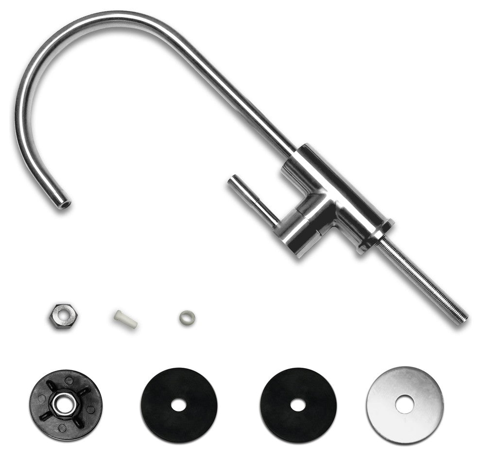 Ronaqua Water Filter Purifier Faucet European Style (Brushed Nickel)