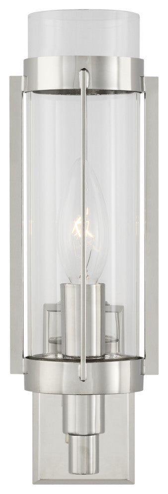 Flynn 1-Light Wall Sconce, Polished Nickel