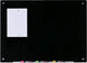Magnetic Black Glass Dry-Erase Board Set Audio-Visual Direct, 23 5/8"x35 1/2"