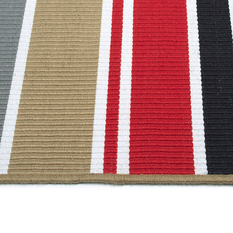 Voavah Red 2' x 3' Rectangle Throw Rug