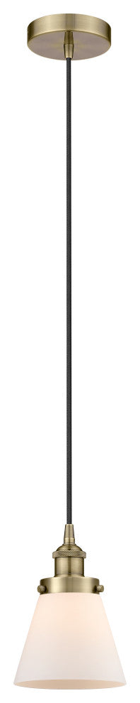 Innovations 616-1PH-AB-G61 1-Light Mini Pendant, Antique Brass