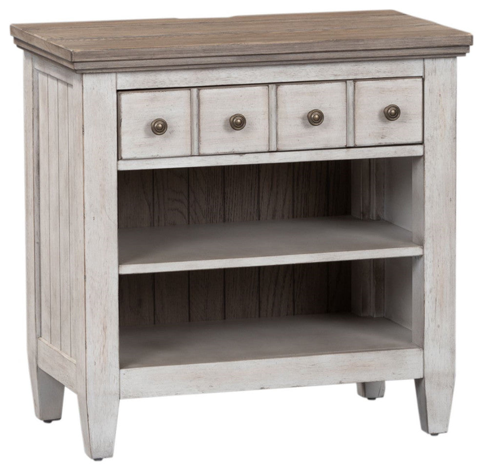 Liberty Furniture Heartland Nightstand in Antique White
