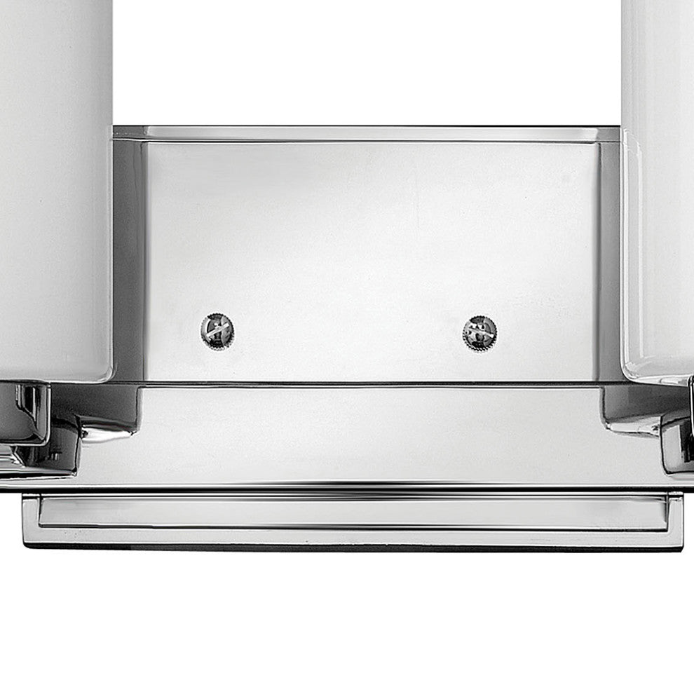 Hinkley Miley Small Two Light Vanity, Chrome