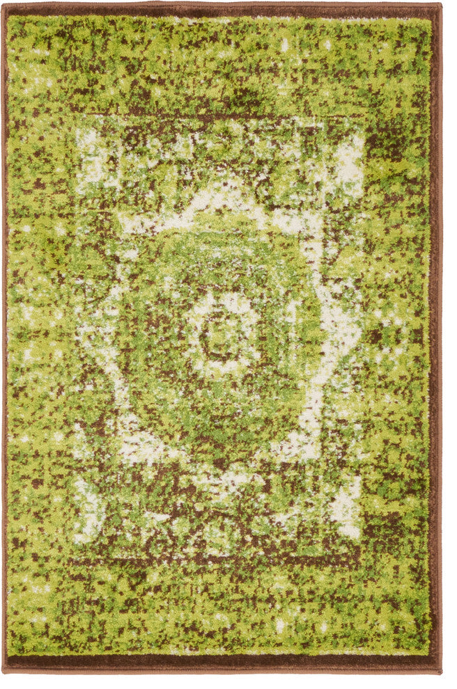Unique Loom Light Green Lygos Imperial 2' 0 x 3' 0 Area Rug